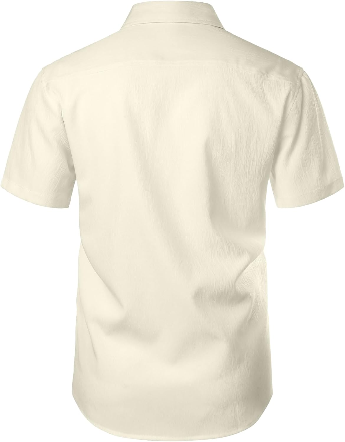 Stitch Boss: Men's Stretch Wrinkle Free Short Sleeve Texture Shirt Summer Lightweight Button Down Shirts for Beach Vacation