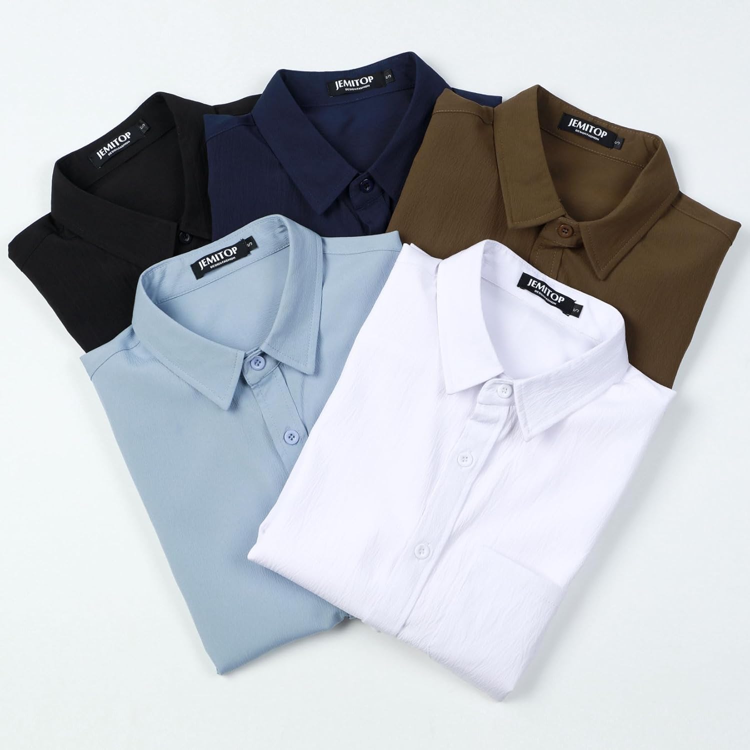 Stitch Boss: Men's Stretch Wrinkle Free Short Sleeve Texture Shirt Summer Lightweight Button Down Shirts for Beach Vacation