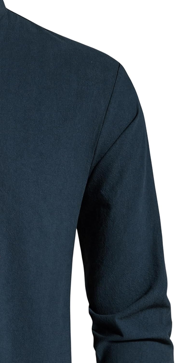 Stitch Boss: Men's Pure Cotton Retro Lace Up Shirts for Renaissance Pirate Viking Medieval
