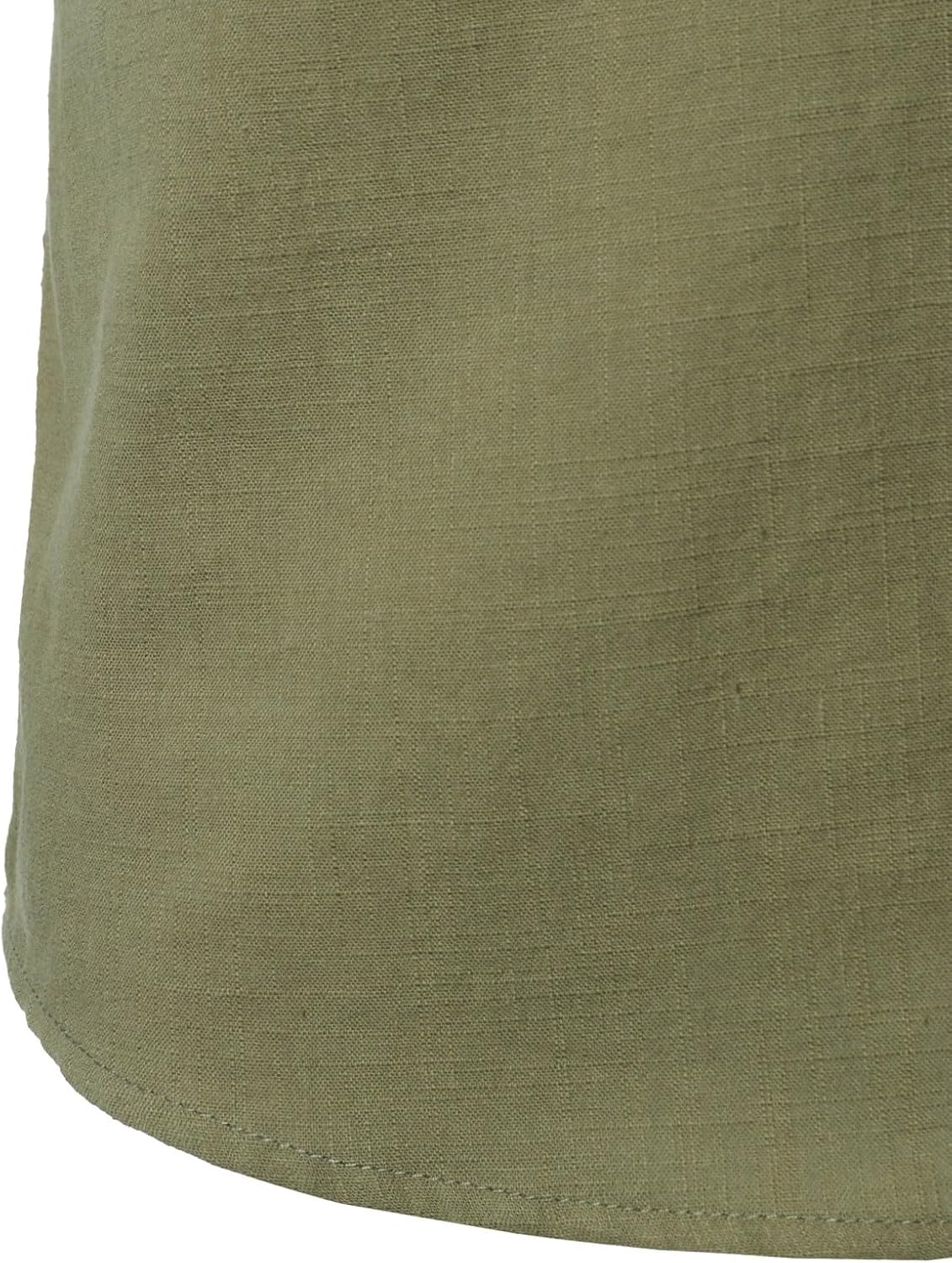 Stitch Boss: Men's Summer Lightweight Cotton Linen Shirts Casual Short Sleeve Breathable Banded Collar Henley for Beach Vacation
