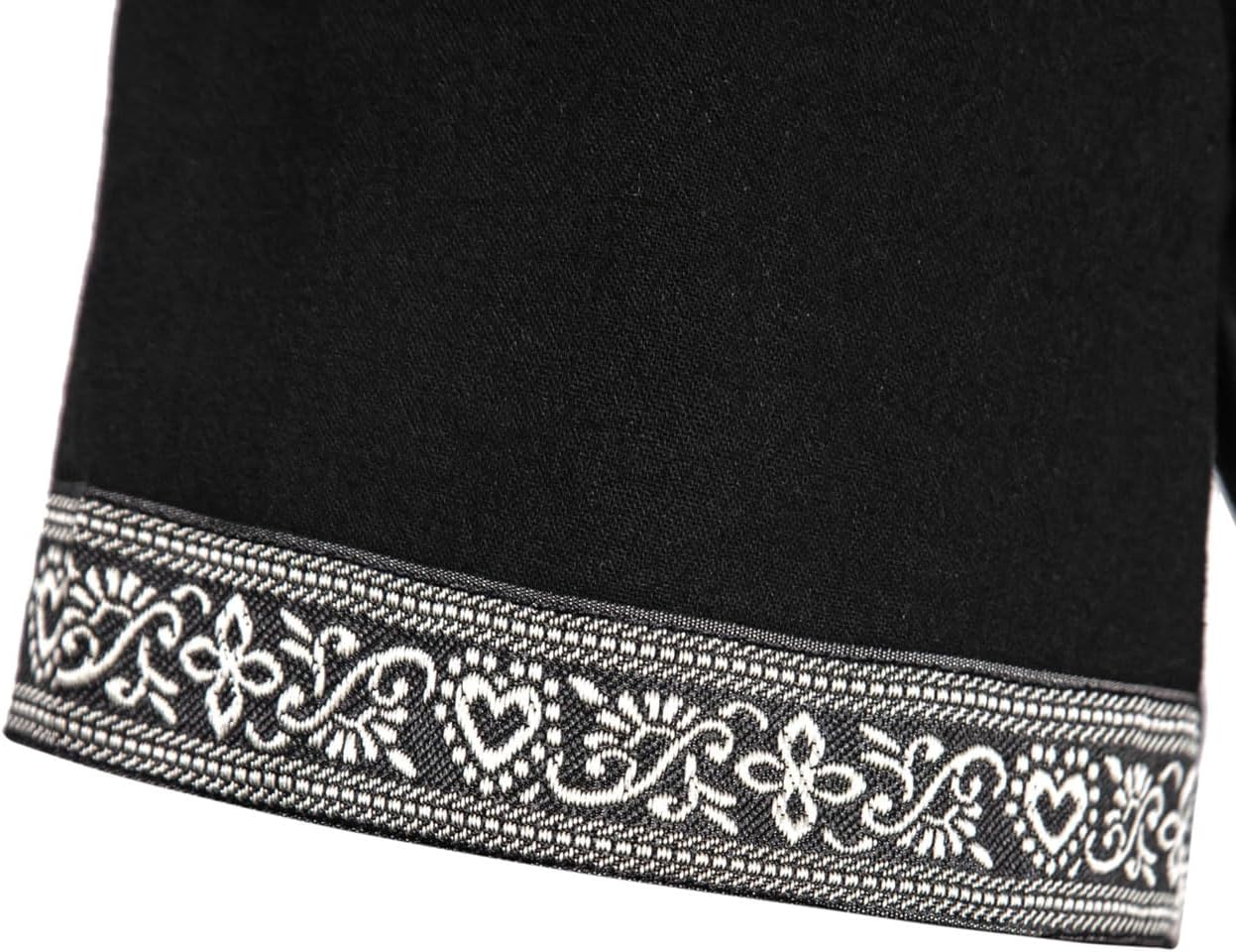 Stitch Boss: Men's Retro Style Cotton Short Sleeves Tunic Shirts for Viking Medieval Renaissance Costume Without Belt