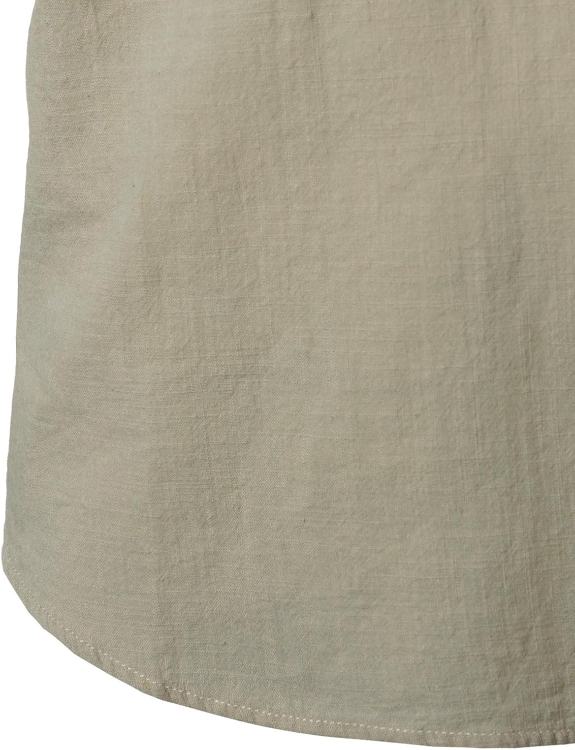 Stitch Boss: Men's Summer Lightweight Cotton Linen Shirts Casual Short Sleeve Breathable Banded Collar Henley for Beach Vacation