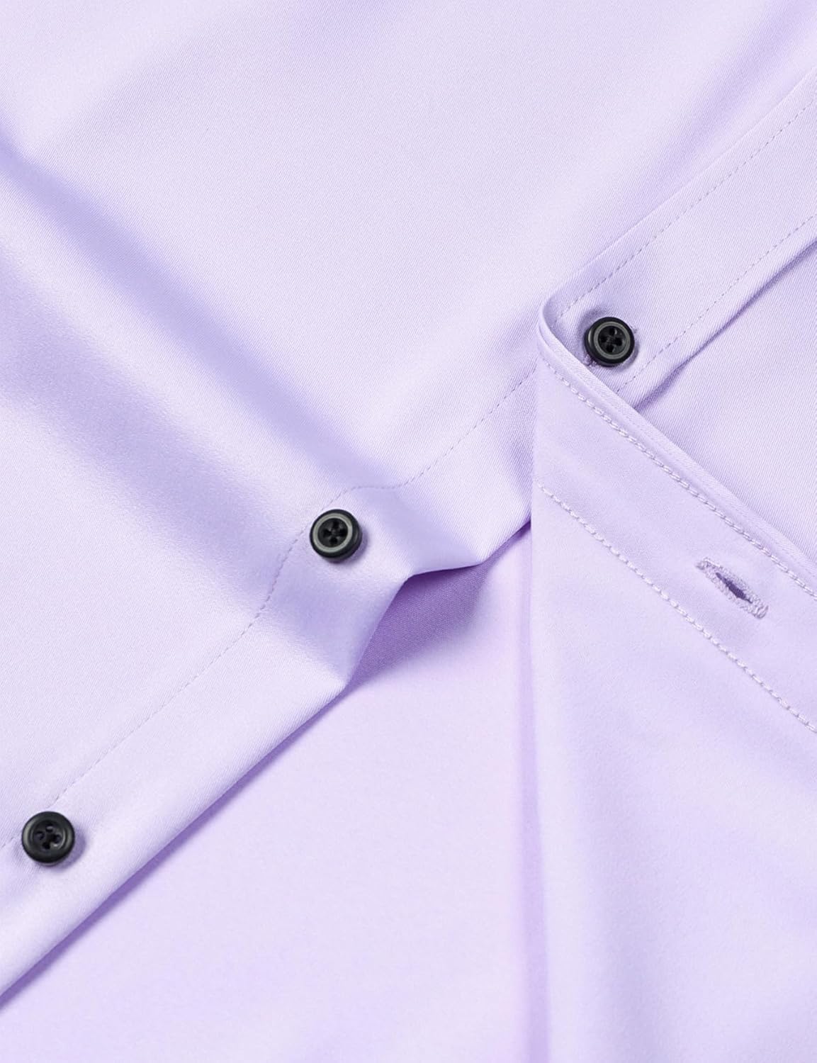 Stitch Boss: Men's Stretch Wrinkle Free Dress Shirts Formal Wedding Prom Long Sleeve Slim Fit Button Down Shirt
