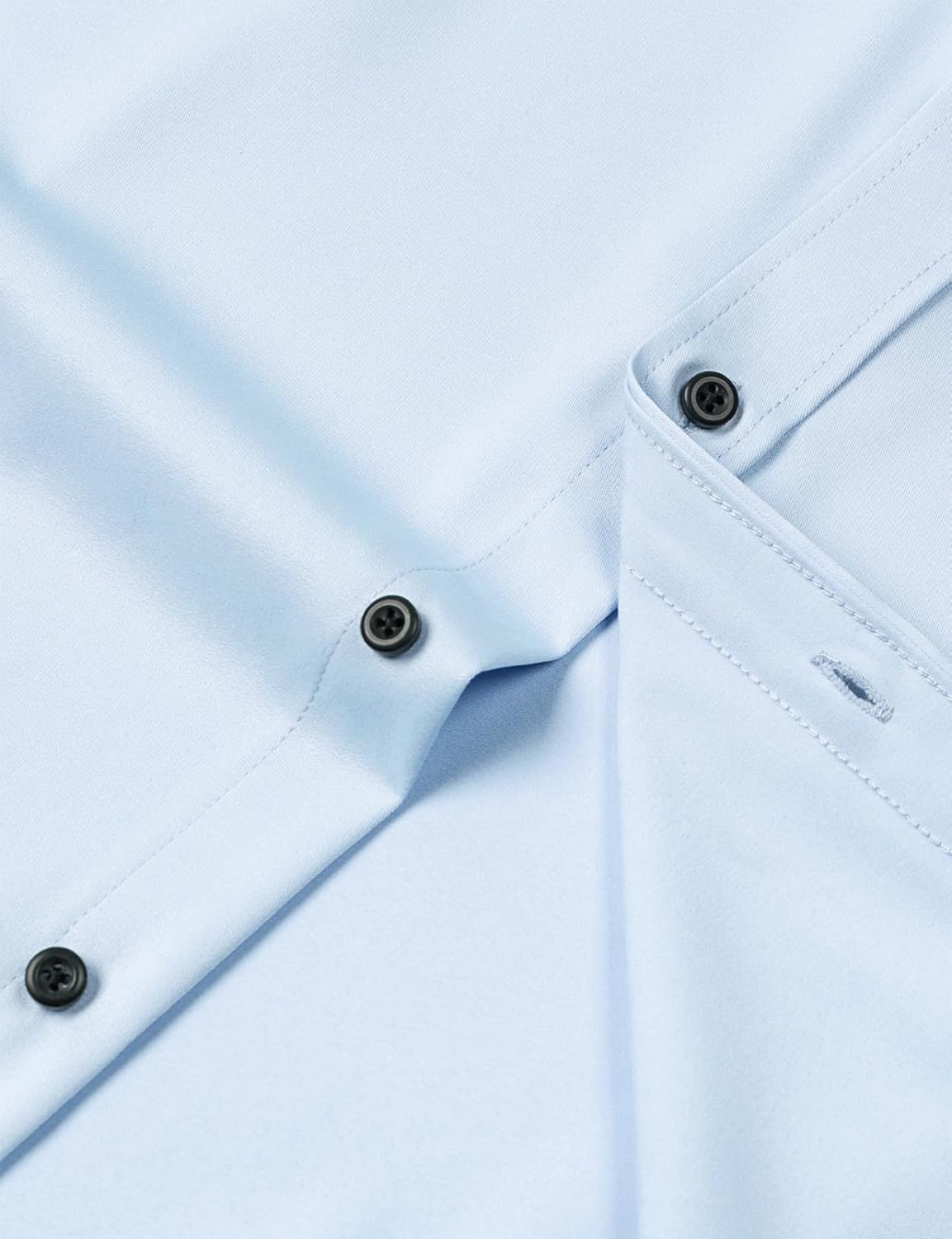 Stitch Boss: Men's Stretch Wrinkle Free Dress Shirts Formal Wedding Prom Long Sleeve Slim Fit Button Down Shirt