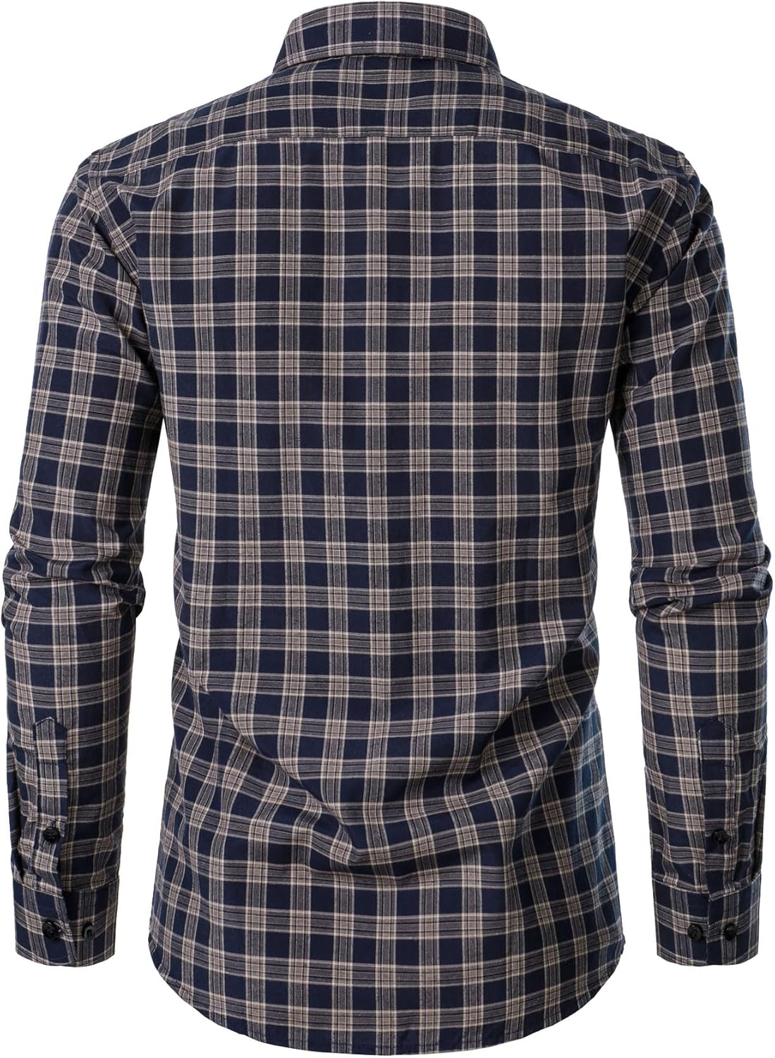 Stitch Boss:Men's Transitional Weather Slim Fit Long Sleeve Button Down Shirt Business Casual Dress Shirts with Pocket
