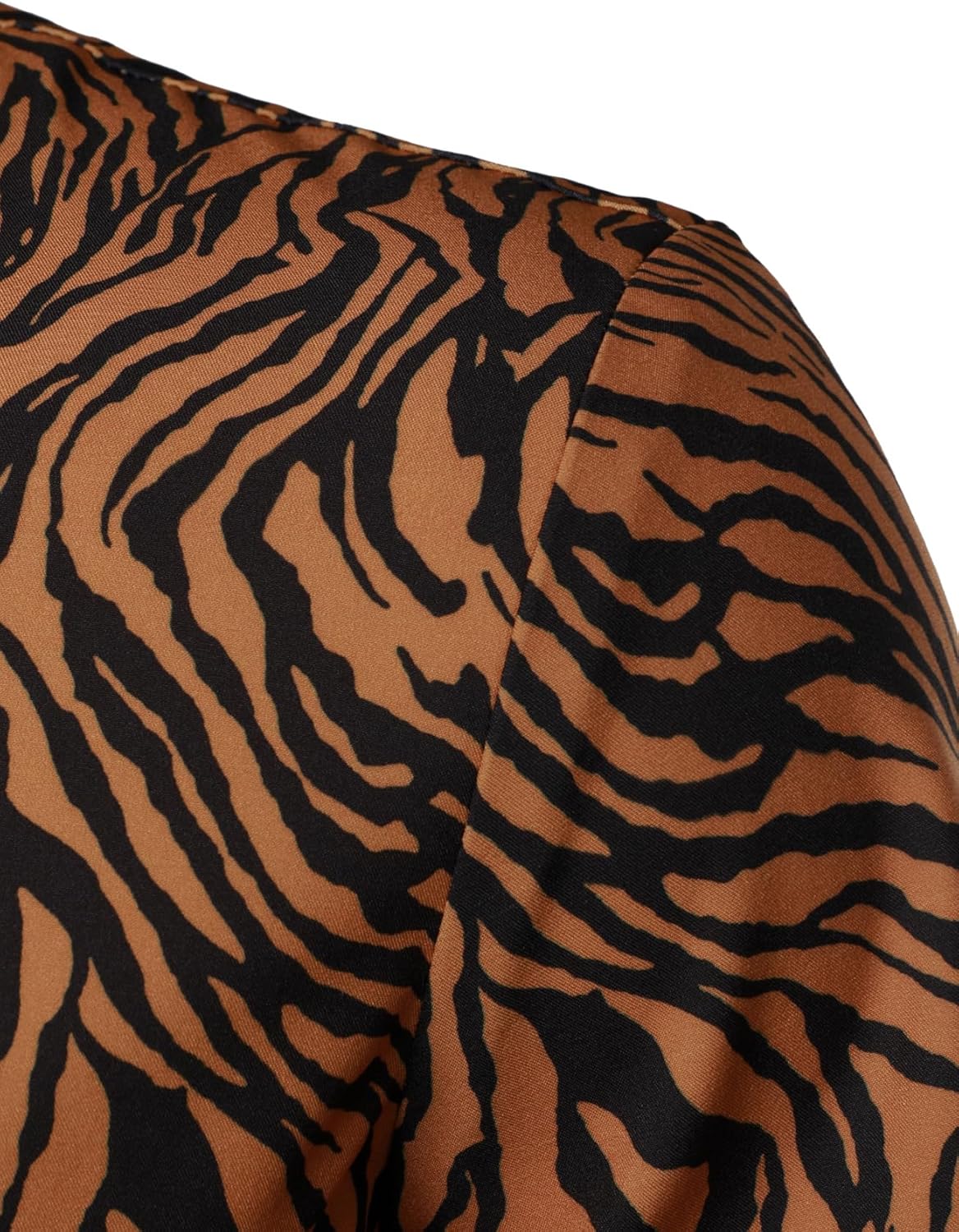 Stitch Boss: Men's Stretchy Causal Leopard Cheetah Print Short Sleeve Slim Fit Button Up Shirt
