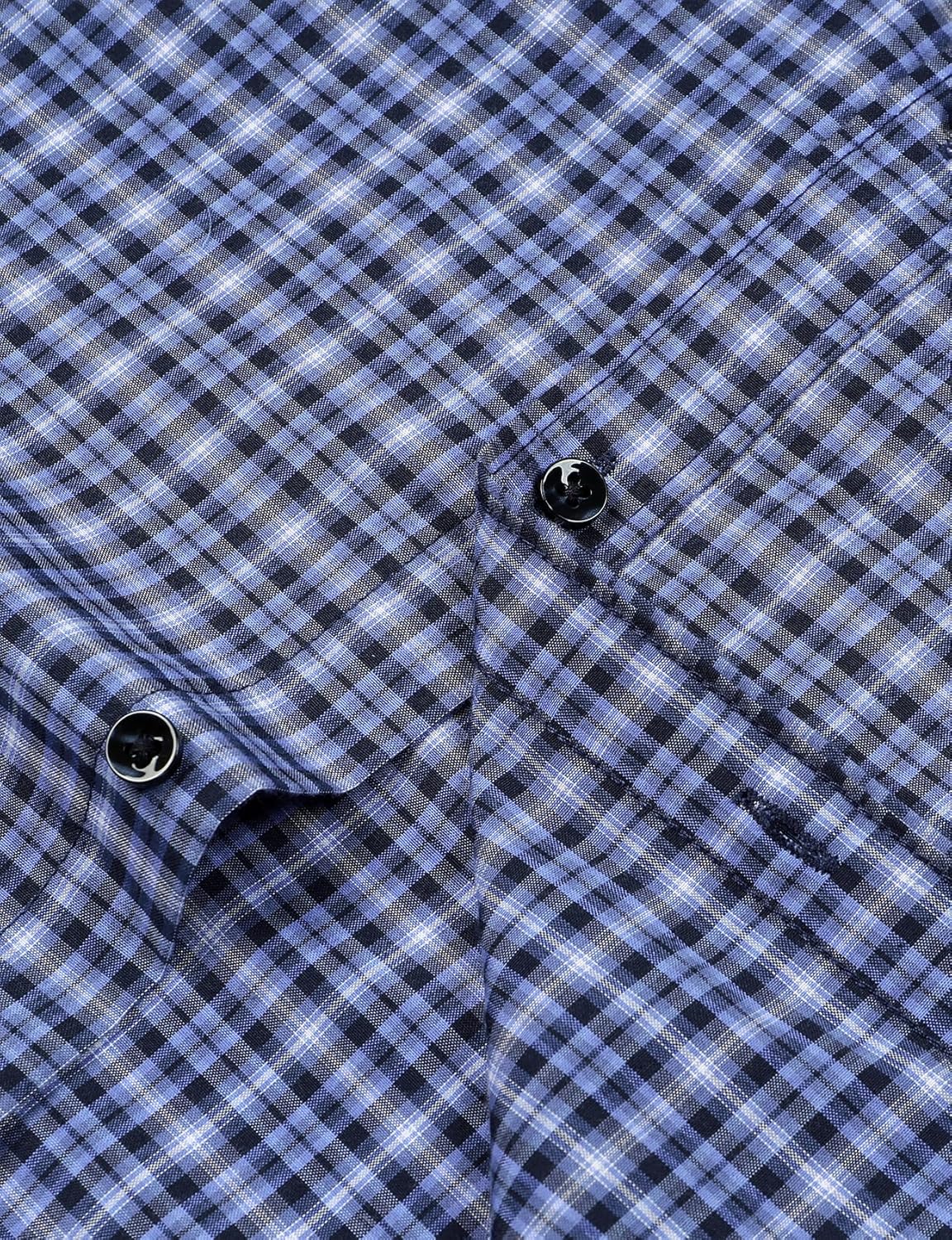 Stitch Boss:Men's Transitional Weather Slim Fit Long Sleeve Button Down Shirt Business Casual Dress Shirts with Pocket